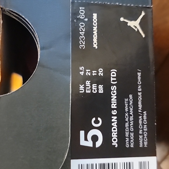 Jordan 6 Rings Toddler sneaker - Picture 6 of 6